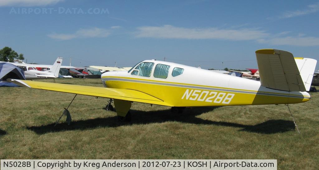 N5028B, 1955 Beech F35 Bonanza C/N D-4294, EAA AirVenture 2012