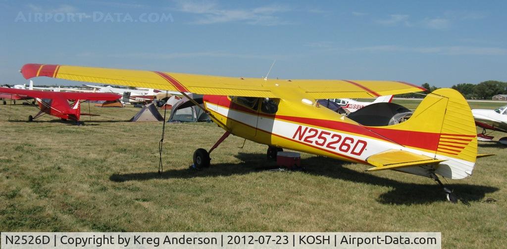 N2526D, 1956 Cessna 170B C/N 20678, EAA AirVenture 2012
