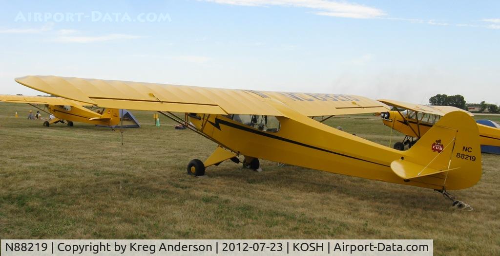 N88219, Piper J3C-65 Cub Cub C/N 15836, EAA AirVenture 2012