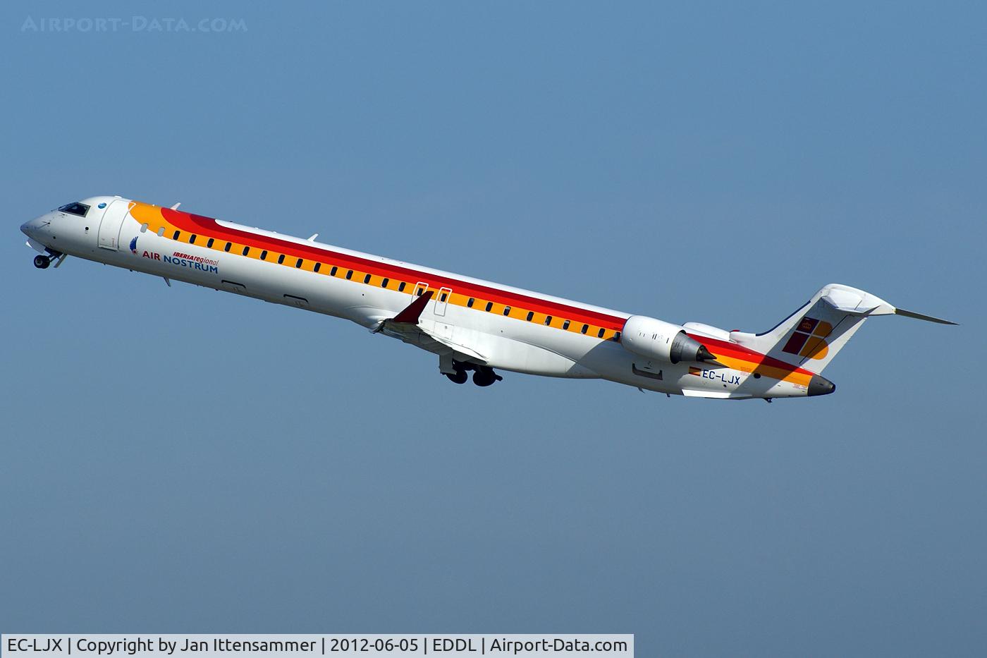 EC-LJX, 2010 Bombardier CRJ-1000ER NG (CL-600-2E25) C/N 19008, EC-LJX Q EDDL