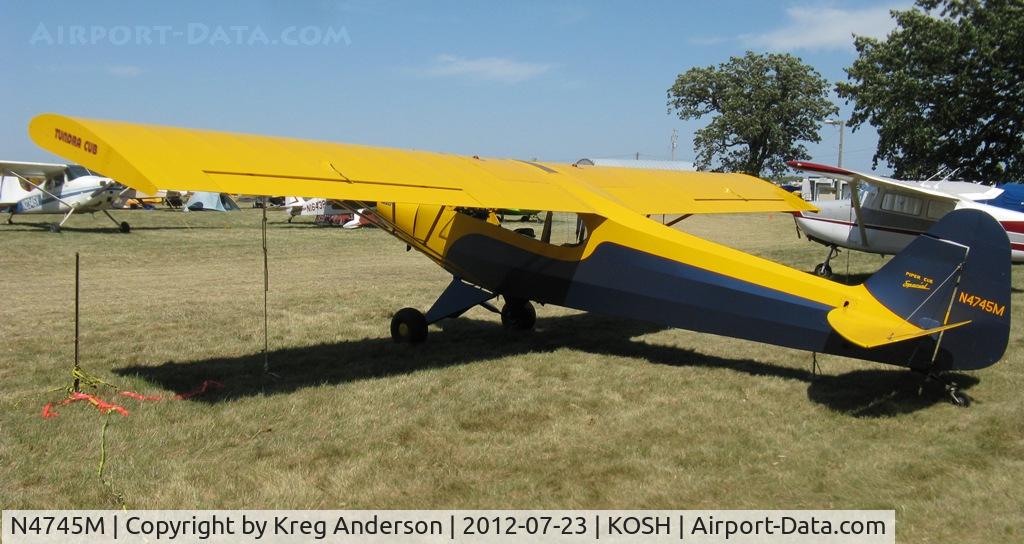 N4745M, 1947 Piper PA-11 Cub Special C/N 11-263, EAA AirVenture 2012