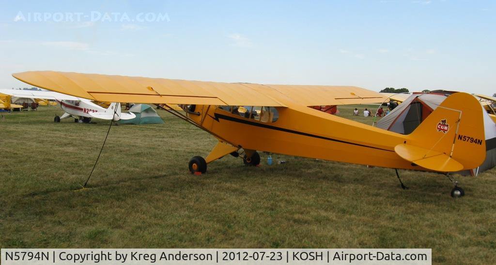 N5794N, 1945 Piper L-4J Grasshopper (J3C-65D) C/N 13243, EAA AirVenture 2012