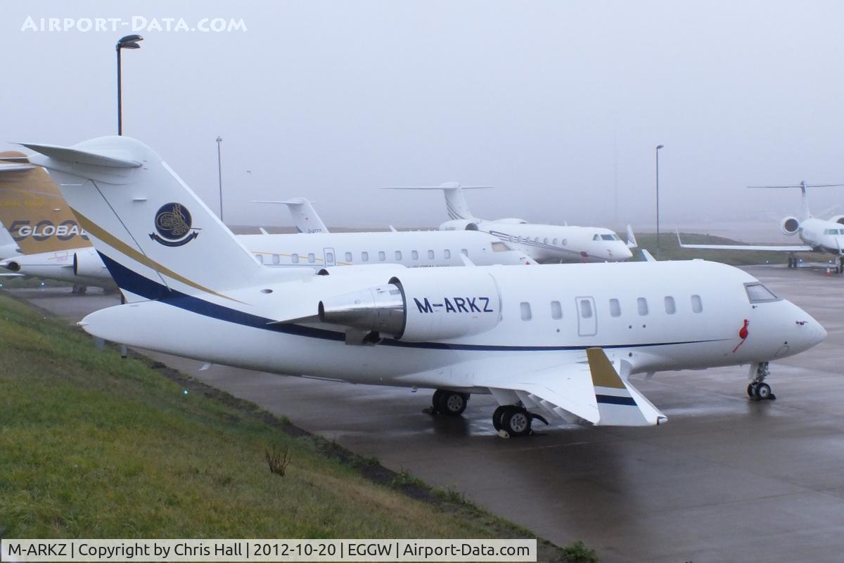 M-ARKZ, 2011 Bombardier Challenger 605 (CL-600-2B16) C/N 5879, Marks Jet