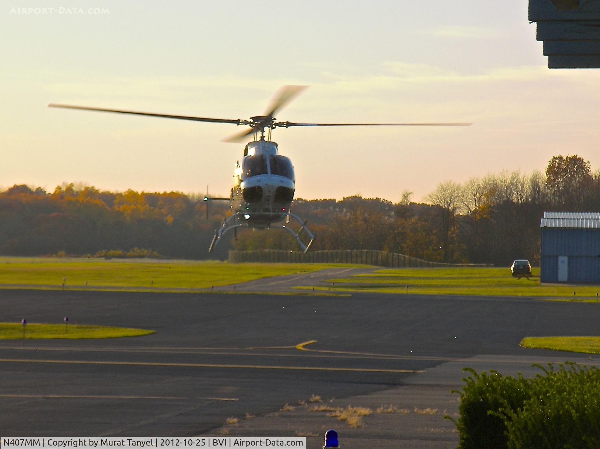 N407MM, 2012 Bell 407 C/N 54324, Almost there!