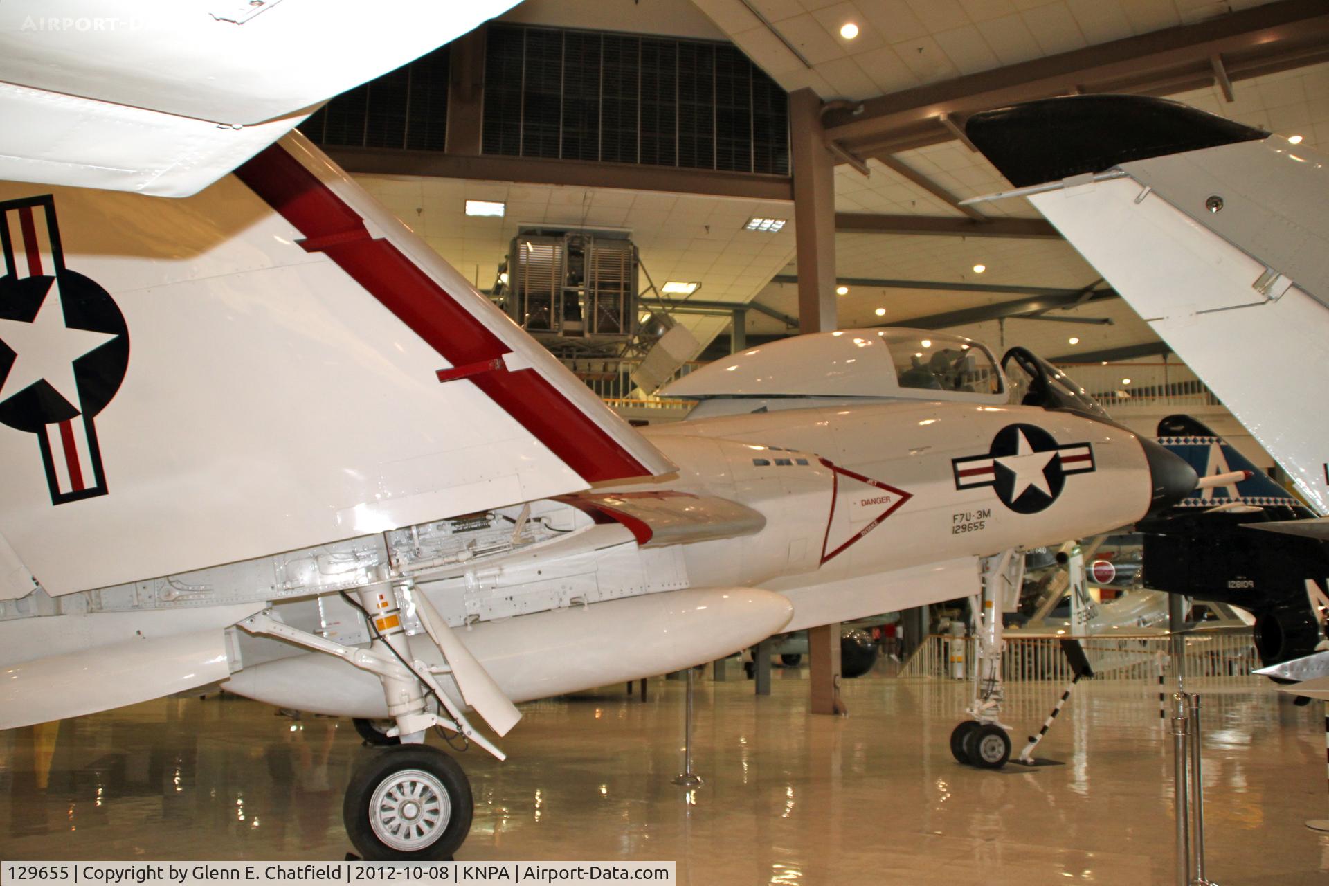 129655, 1954 Vought F7U-3M Cutlass C/N 139, Naval Aviation Museum
