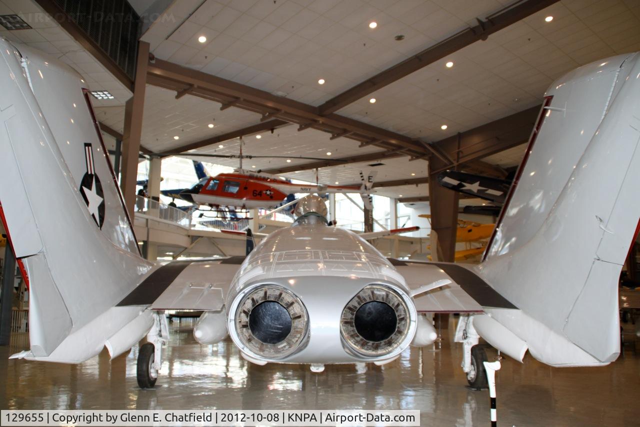 129655, 1954 Vought F7U-3M Cutlass C/N 139, Naval Aviation Museum