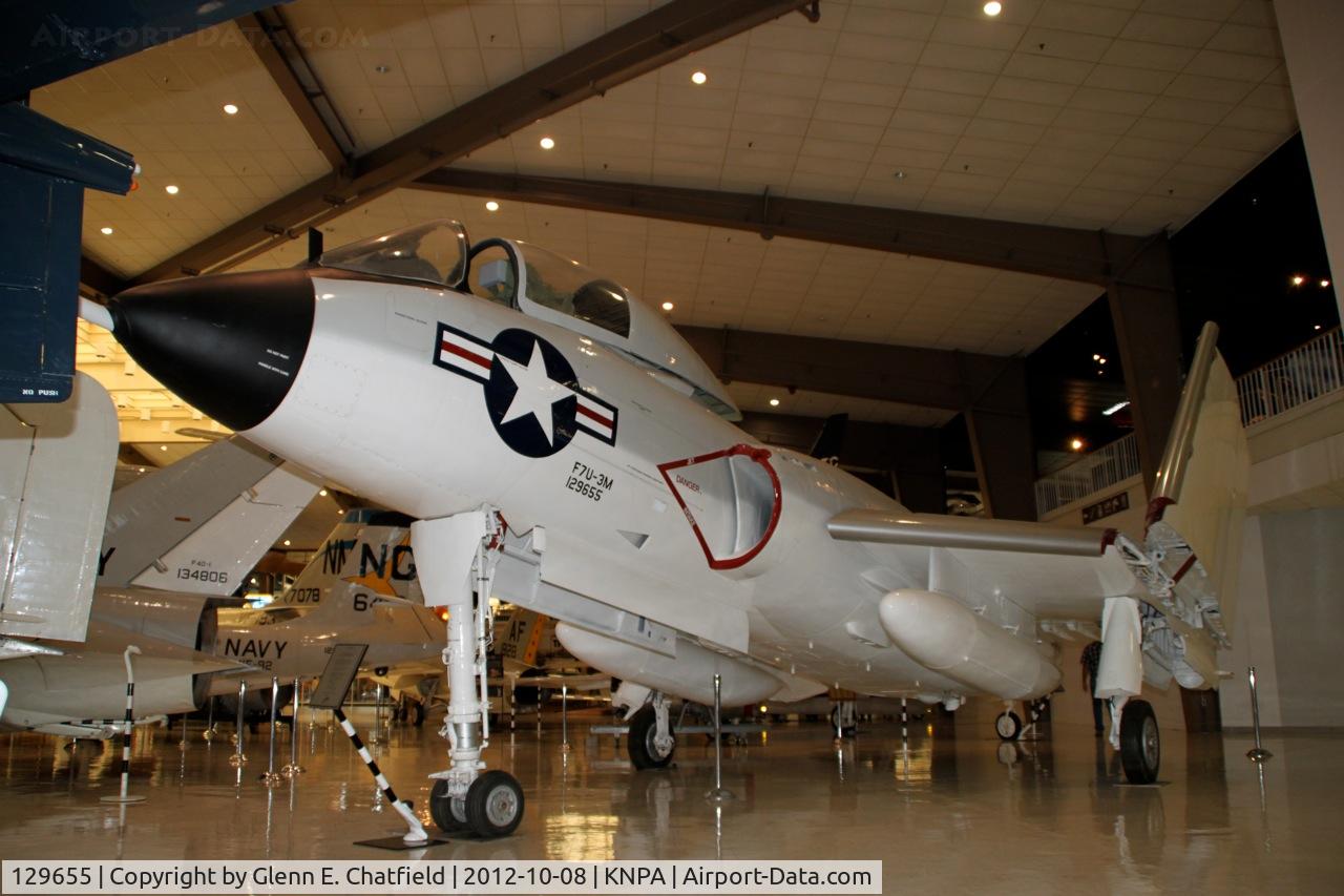 129655, 1954 Vought F7U-3M Cutlass C/N 139, Naval Aviation Museum