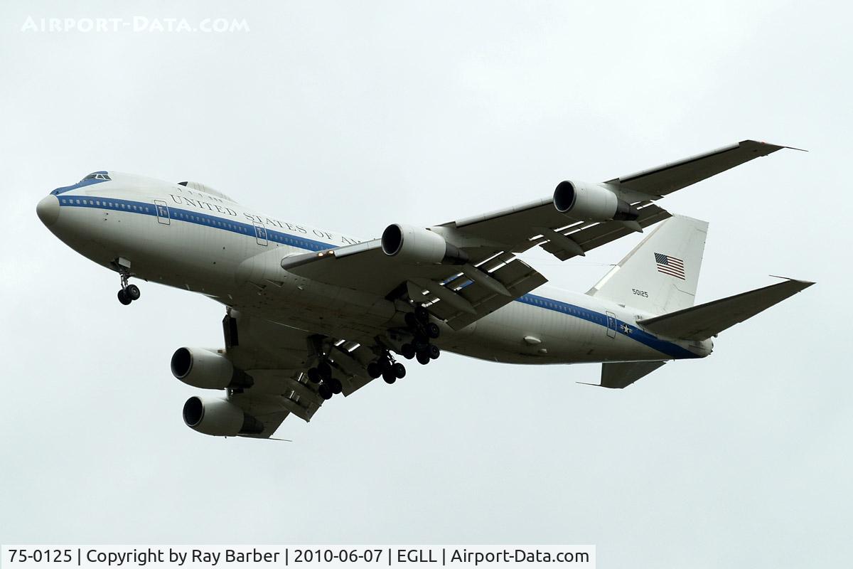 75-0125, 1975 Boeing E-4B C/N 20949, Boeing E-4B [20949] USAF Home~G 07/06/2010