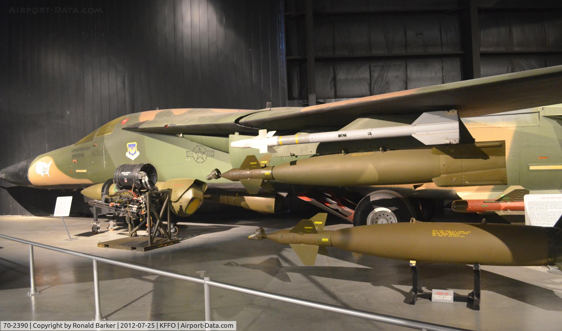 70-2390, 1970 General Dynamics F-111F Aardvark C/N E2-29, AF Museum