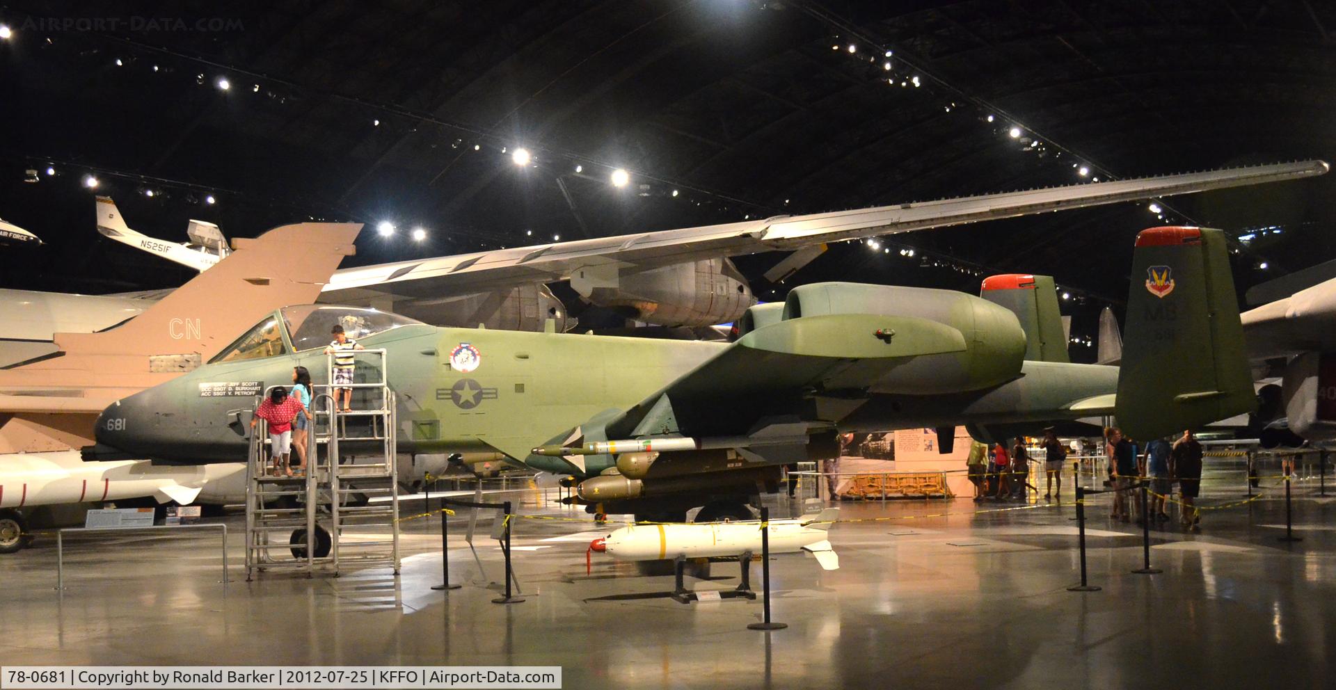 78-0681, 1978 Fairchild Republic A-10A Thunderbolt II C/N A10-0301, AF Museum