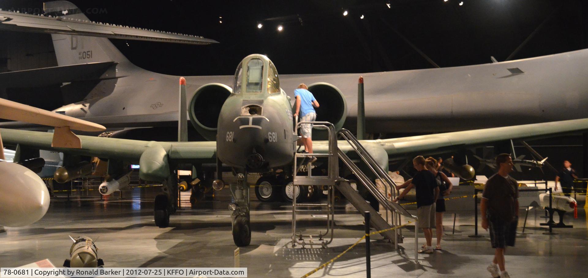 78-0681, 1978 Fairchild Republic A-10A Thunderbolt II C/N A10-0301, AF Museum