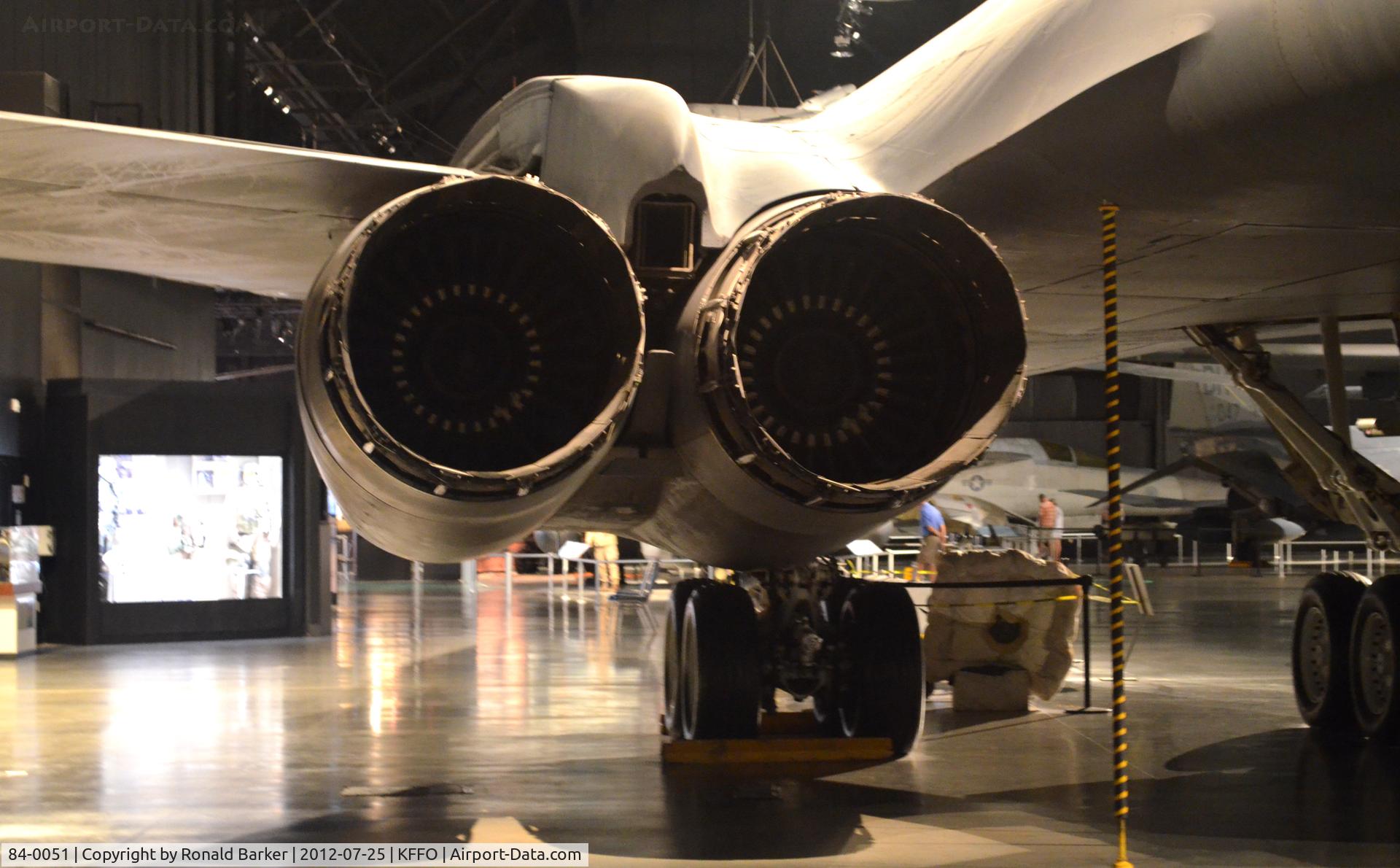 84-0051, 1984 Rockwell B-1B Lancer C/N 11, AF Museum