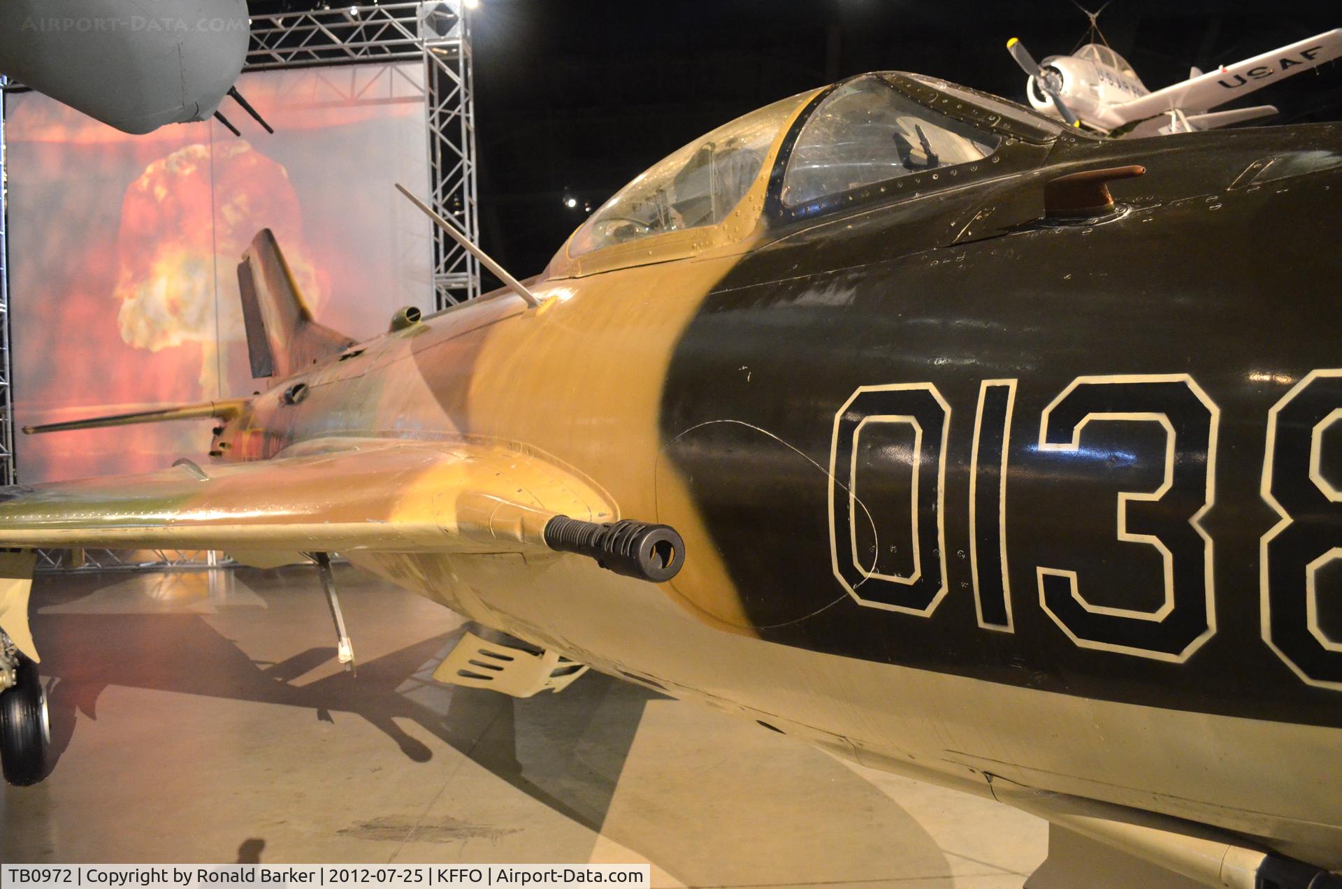TB0972, Mikoyan-Gurevich MiG-19S C/N 0915372, AF Museum