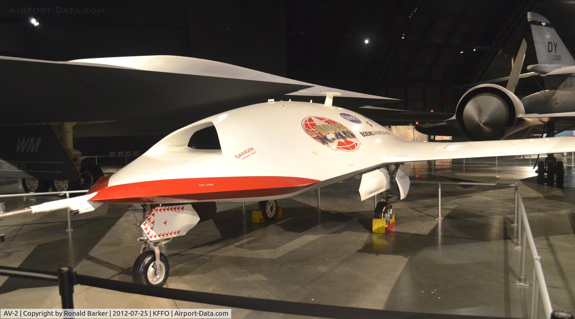 AV-2, 2000 Boeing X-45A C/N Unknown, AF Museum