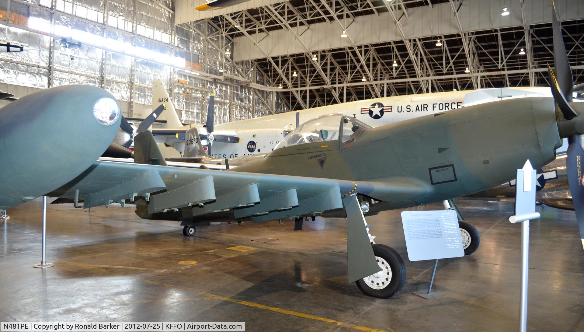 N481PE, 1983 Piper PA-48 Enforcer C/N 48-8301001, AF Museum