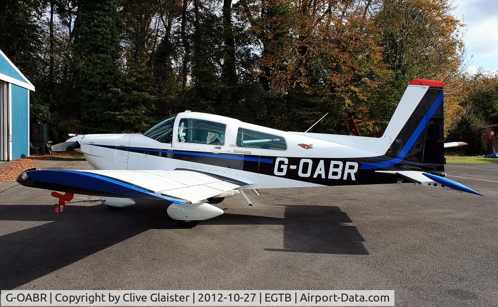 G-OABR, 1992 American General AG-5B Tiger C/N 10124, Ex: N256ER > C-GZLA > G-OABR > (LN-ABB) > G-OABR - Originally owned to, Abraxas Aviation Ltd in April 1998 and currently in private hands since May 2010.