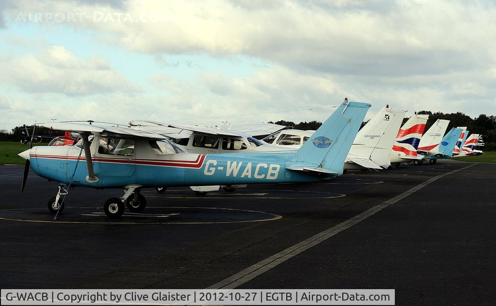 G-WACB, 1986 Reims Cessna F152 C/N 1972, Originally owned to, Wycombe Air Centre Ltd in September 1986 and currently with, Booker Aircraft Leasing Ltd since February 2012.