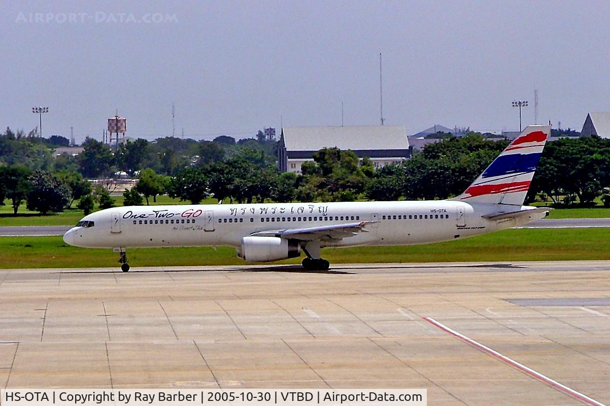 HS-OTA, 1989 Boeing 757-28A C/N 24368, Boeing 757-28A [24368] (Orient Thai Airlines) Bangkok~HS 30/10/2005