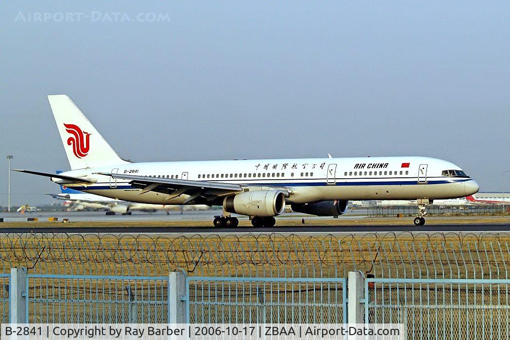 B-2841, Boeing 757-2Z0 C/N 27367, Boeing 757-2Z0 [27367] (Air China) Beijing~B 17/10/2006
