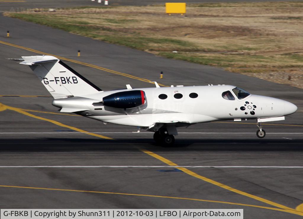 G-FBKB, 2008 Cessna 510 Citation Mustang Citation Mustang C/N 510-0126, Landing rwy 14R