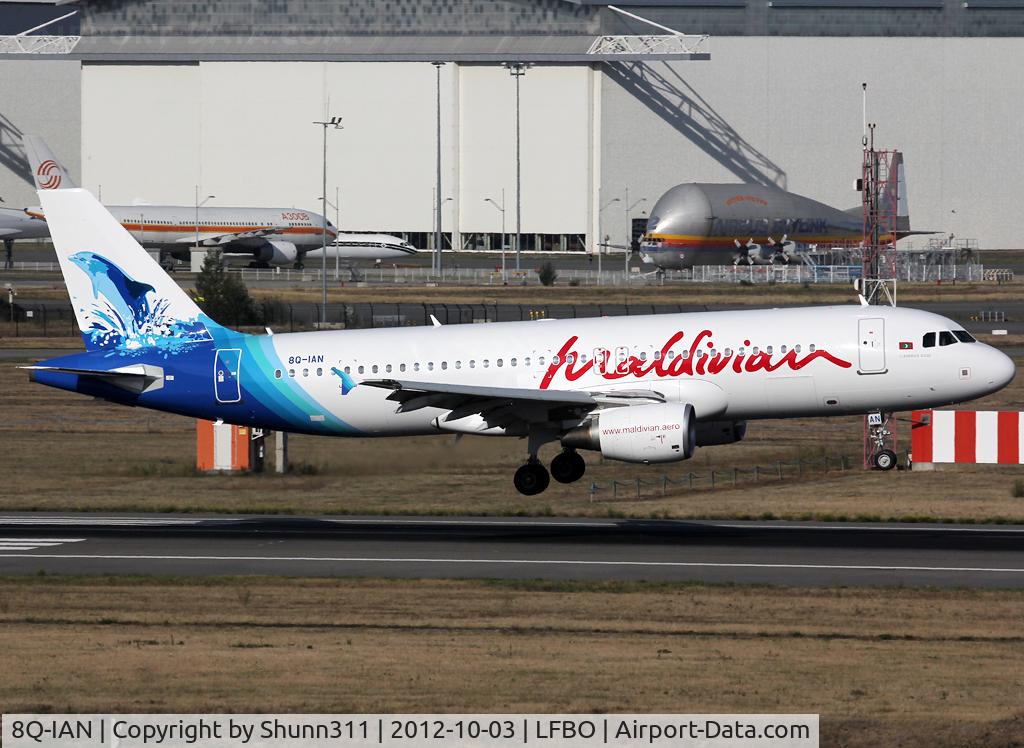 8Q-IAN, 2004 Airbus A320-214 C/N 2347, Landing rwy 14R