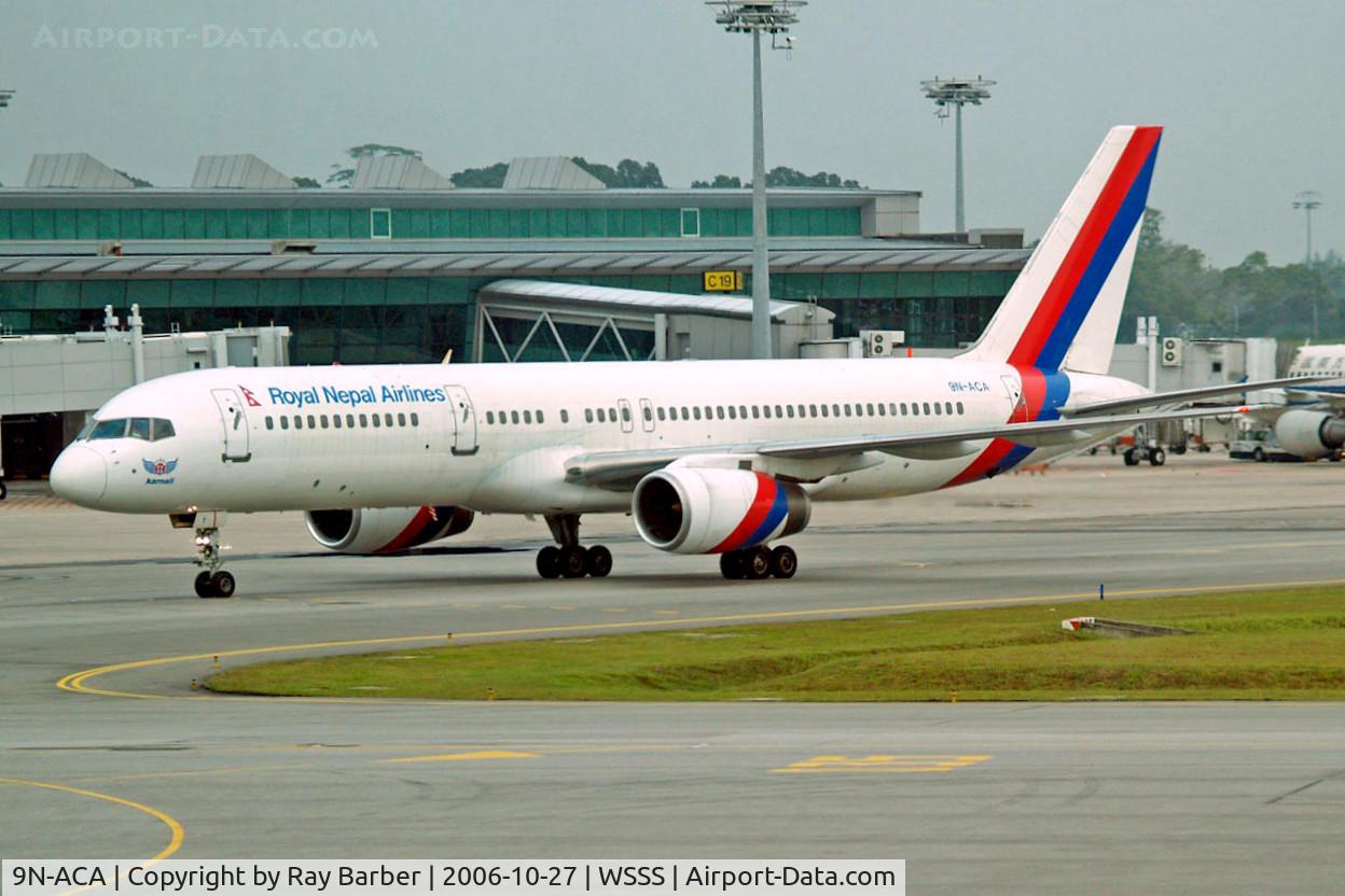 9N-ACA, 1987 Boeing 757-2F8 C/N 23850, Boeing 757-2F8 [23850] (Royal Nepal Airlines) Singapore-Changi~9V 27/10/2006