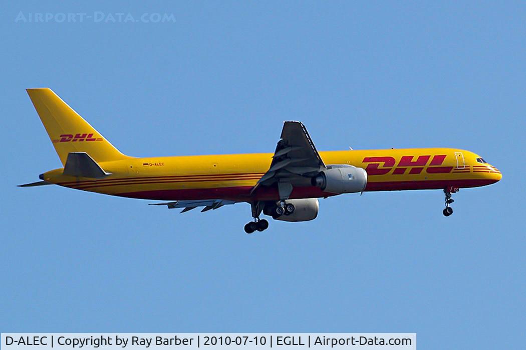 D-ALEC, 1983 Boeing 757-236/SF C/N 22175, Boeing 757-236F [22175] (DHL) Home~G 10/07/2010