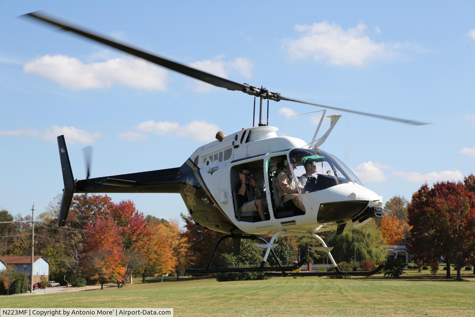 N223MF, Bell OH-58A C/N 70-15260, As she lookks now!