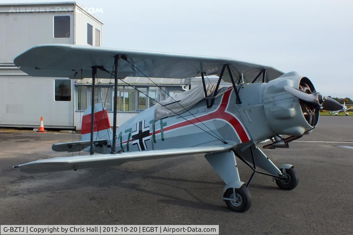 G-BZTJ, 1943 CASA 1-133 Jungmeister C/N 41, at Turweston's 