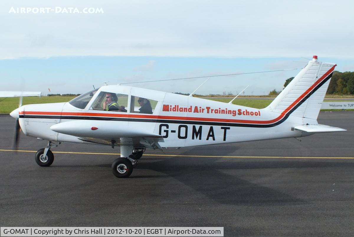 G-OMAT, 1971 Piper PA-28-140 Cherokee C/N 28-7125139, at Turweston's 