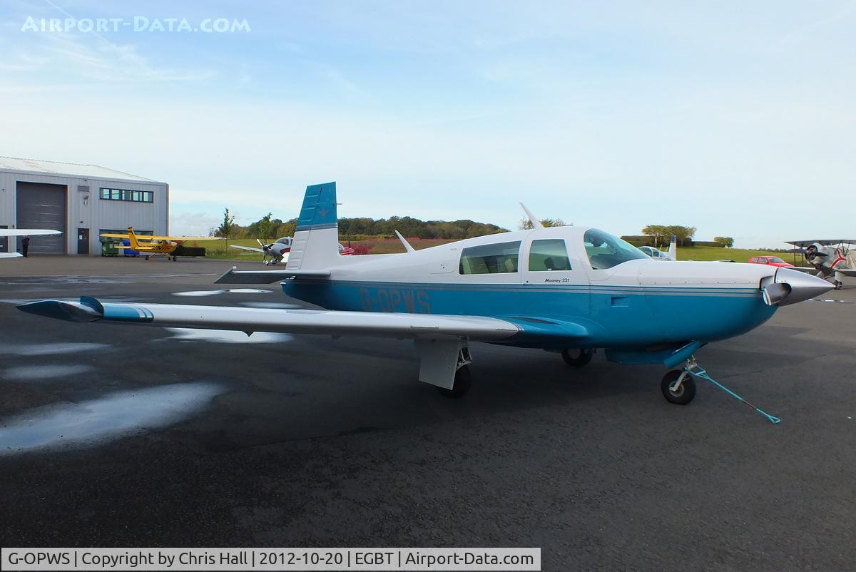 G-OPWS, 1982 Mooney M20K C/N 25-0663, at Turweston's 