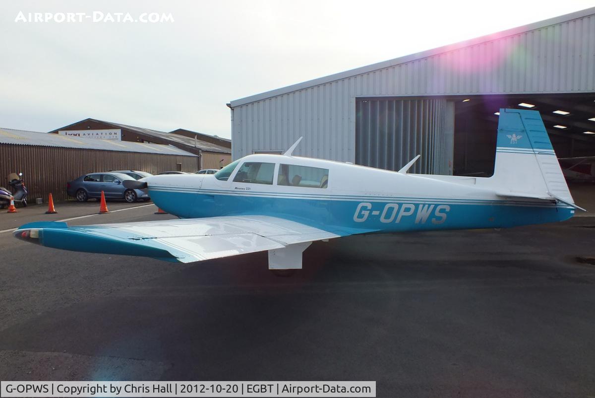 G-OPWS, 1982 Mooney M20K C/N 25-0663, at Turweston's 