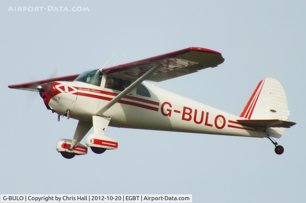 G-BULO, 1946 Luscombe 8F Silvaire C/N 4216, at Turweston's 