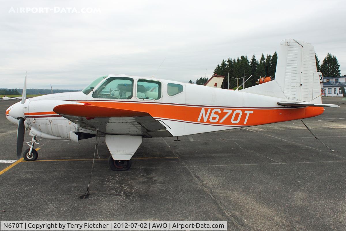 N670T, 1958 Beech 95 C/N TD-19, 1958 Beech 95, c/n: TD-19