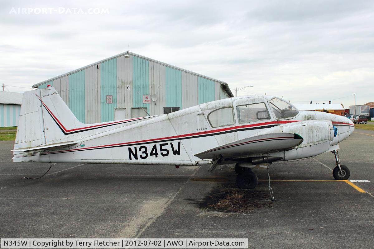 N345W, 1956 Piper PA-23 C/N 23-547, 1956 Piper PA-23, c/n: 23-547