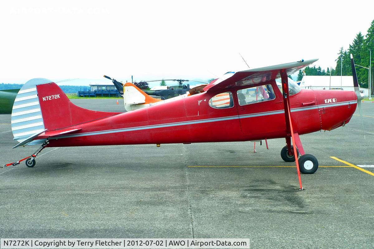 N7272K, 1952 Cessna 170B C/N 20412, 1952 Cessna 170B, c/n: 20412
