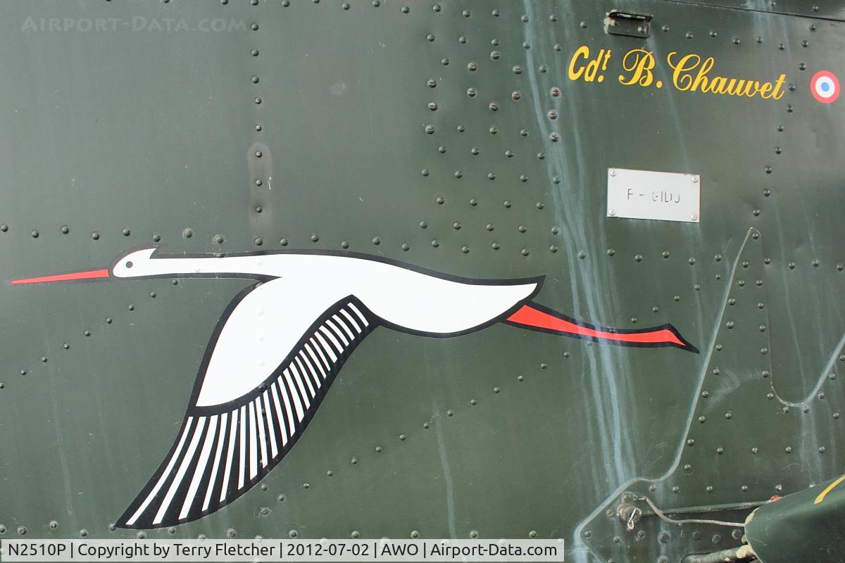 N2510P, Max Holste MH-1521 Broussard C/N 283, Max Holste 1521, c/n: 283 - still with reference to its French registration of F-GIDJ