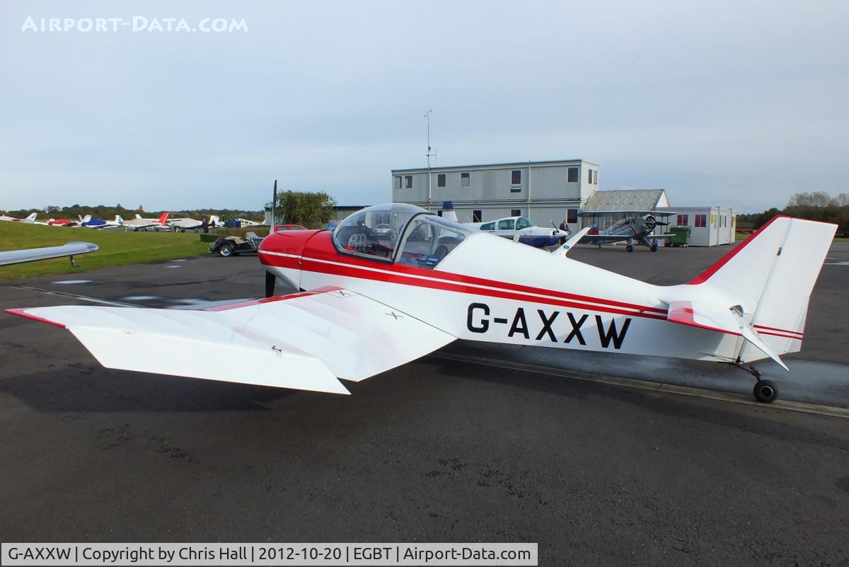 G-AXXW, 1957 SAN Jodel D-117 C/N 632, at Turweston's 