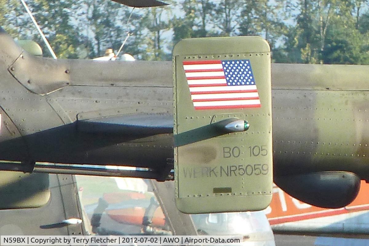 N59BX, MBB BO 105M C/N 5059, Messerschmitt-bolkow-blohm Gmb BO 105M, c/n: 5059