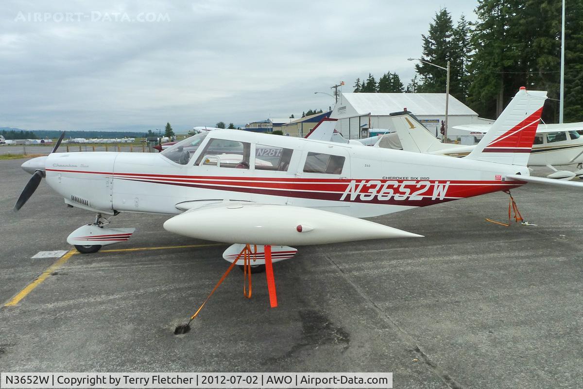 N3652W, 1966 Piper PA-32-260 Cherokee Six C/N 32-557, 1966 Piper PA-32-260, c/n: 32-557