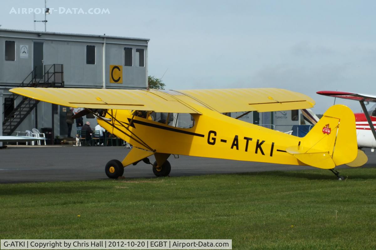 G-ATKI, 1946 Piper J3C-65 Cub Cub C/N 17545, at Turweston's 