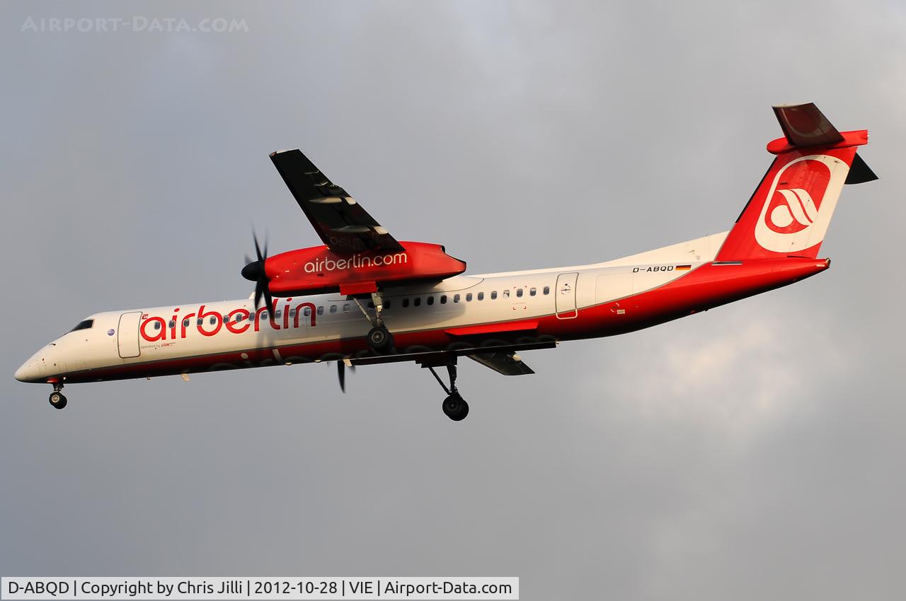 D-ABQD, 2009 De Havilland Canada DHC-8-402Q Dash 8 C/N 4234, Air Berlin