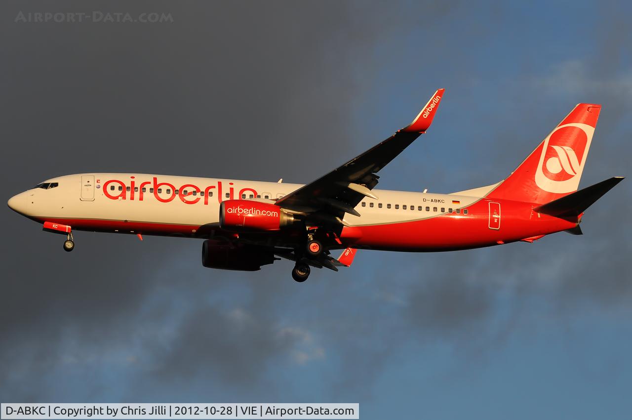 D-ABKC, 2008 Boeing 737-86J C/N 37741, Air Berlin