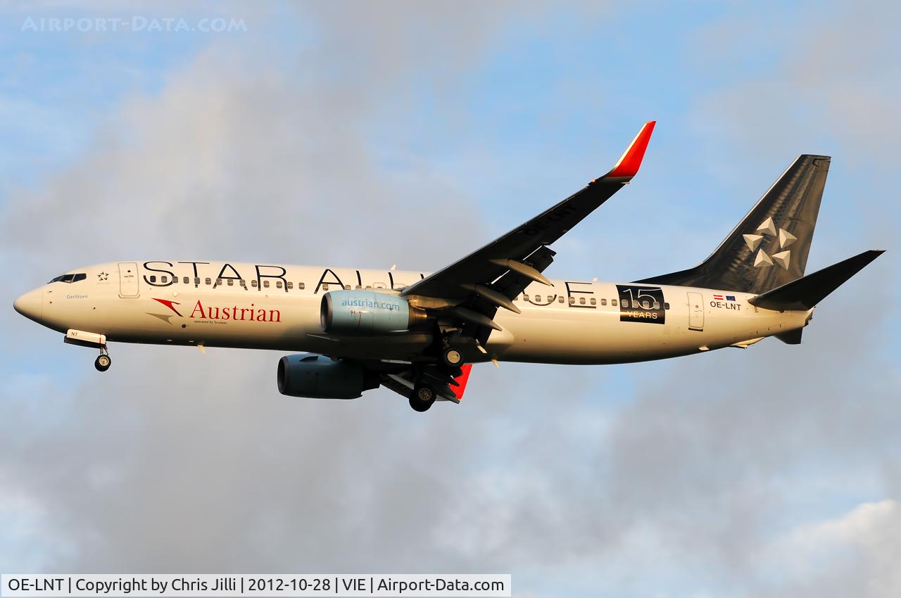 OE-LNT, 2006 Boeing 737-8Z9 C/N 33834, Austrian Airlines