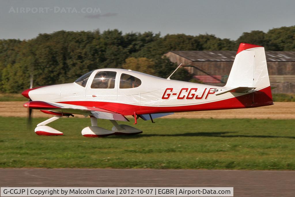 G-CGJP, 2010 Vans RV-10 C/N PFA 339-14600, Vans RV-10. Hibernation Fly-In, The Real Aeroplane Company, Breighton Airfield, October 2012.