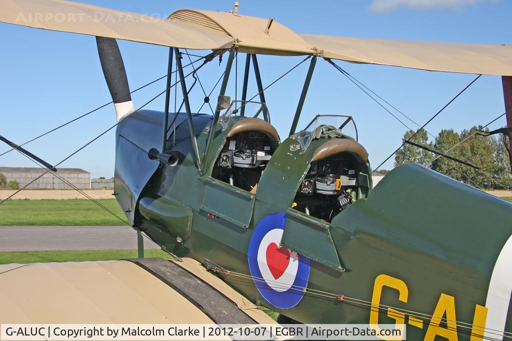 G-ALUC, 1940 De Havilland DH-82A Tiger Moth II C/N 83094, De Havilland DH-82A Tiger Moth II. Hibernation Fly-In, The Real Aeroplane Company, Breighton Airfield, October 2012.