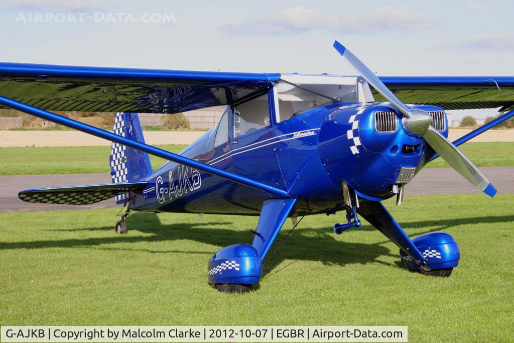 G-AJKB, 1946 Luscombe 8E Silvaire C/N 3058, Luscombe 8E Silvaire. Hibernation Fly-In, The Real Aeroplane Club, Breighton Airfield, October 2012.