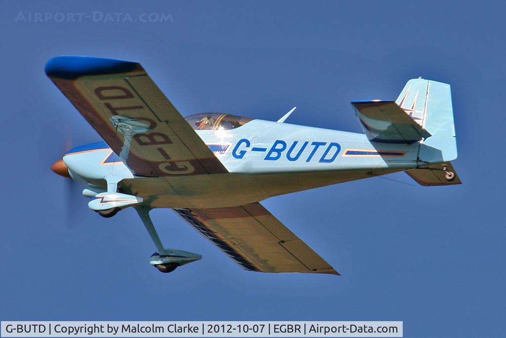 G-BUTD, 1993 Vans RV-6 C/N PFA 181-12152, Vans RV-6. Hibernation Fly-In, The Real Aeroplane Club, Breighton Airfield, October 2012.