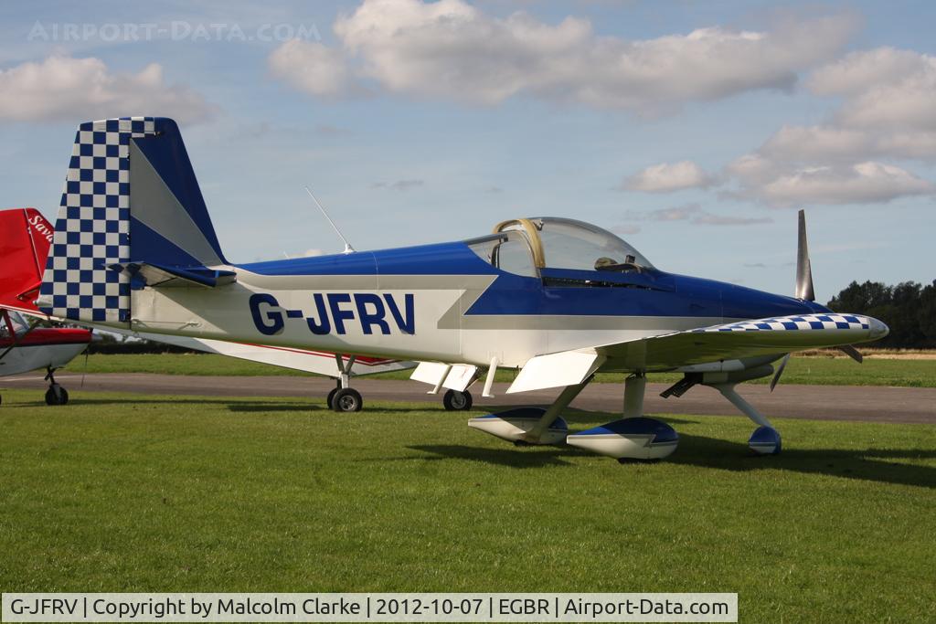 G-JFRV, 2004 Vans RV-7A C/N PFA 323-13851, Vans RV-7A. Hibernation Fly-In, The Real Aeroplane Club, Breighton Airfield, October 2012.