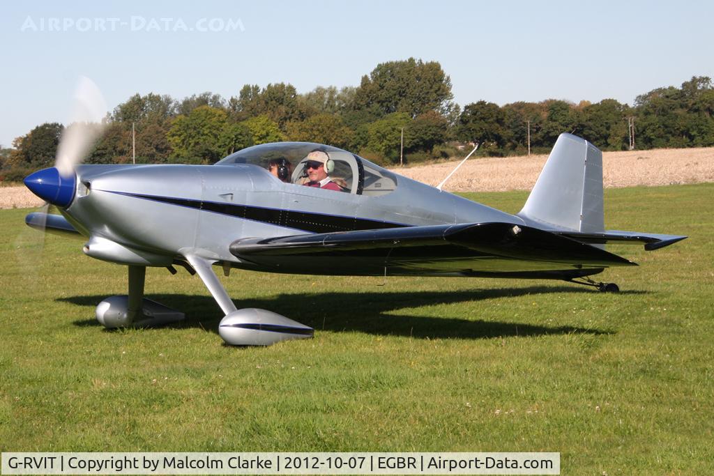 G-RVIT, 1997 Vans RV-6 C/N PFA 181-12422, Vans RV-6. Hibernation Fly-In, The Real Aeroplane Club, Breighton Airfield, October 2012.